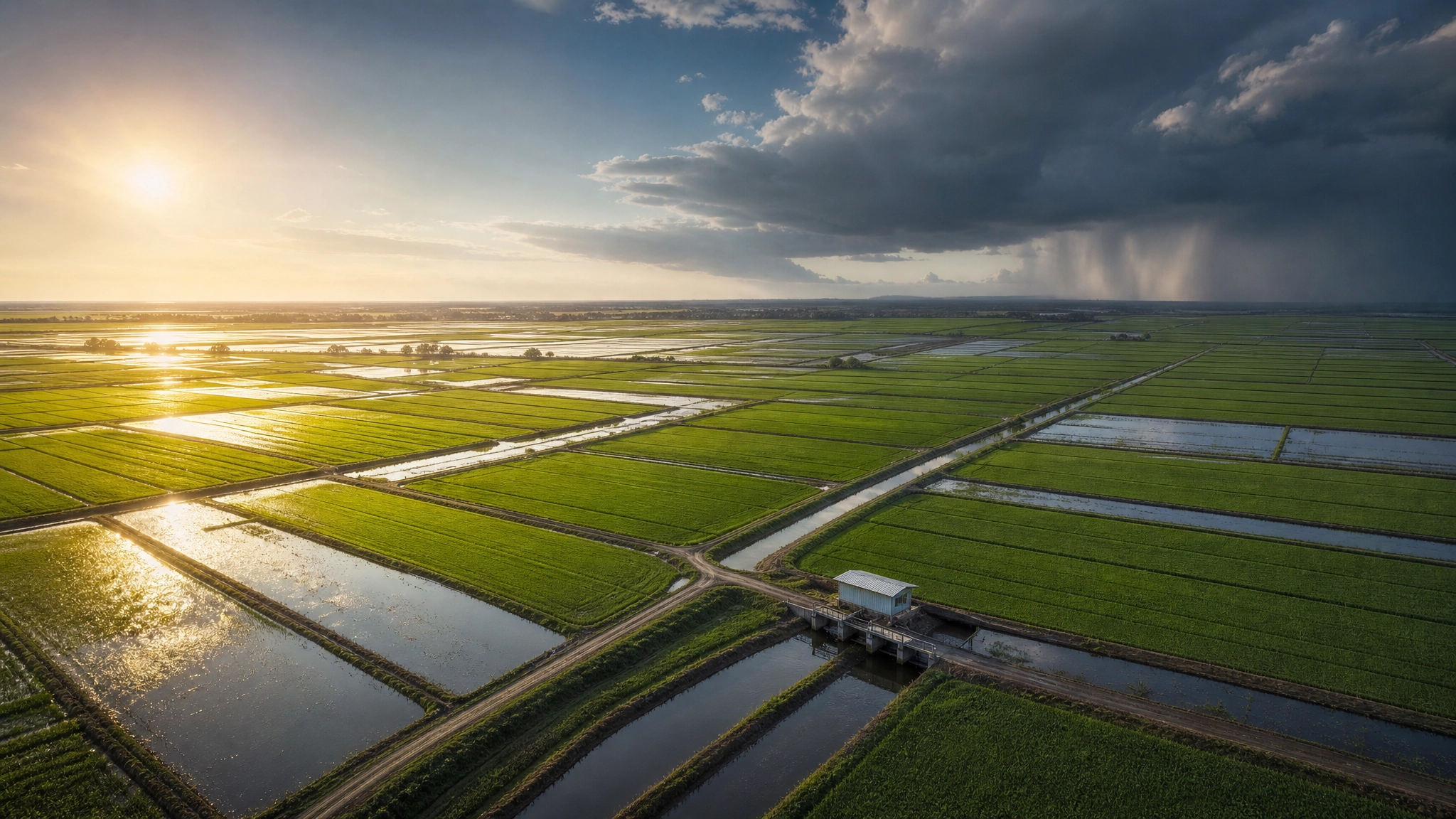 Super El Niño 2026, plantação de arroz.
