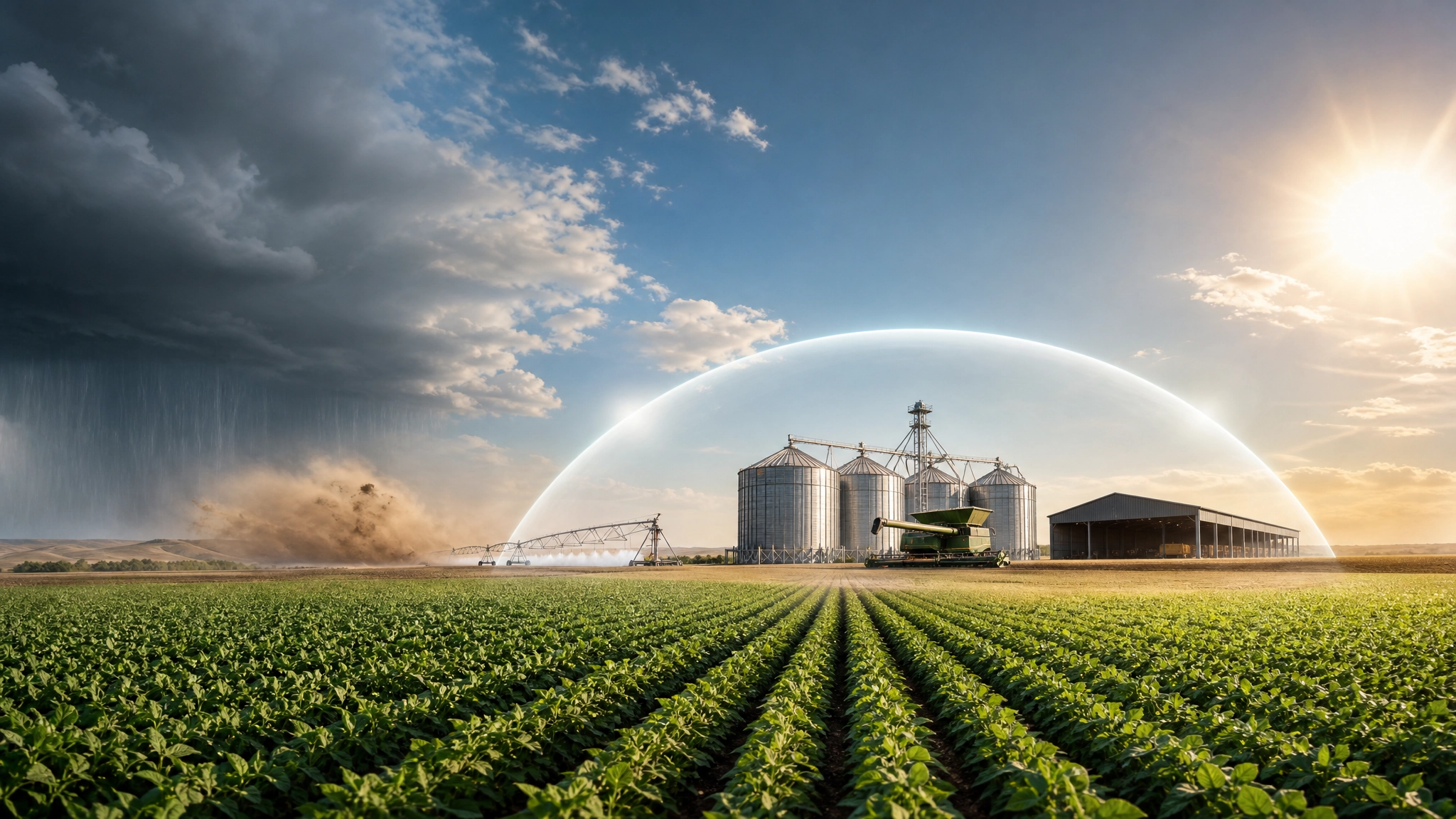 Proteção da produção contra o fenômeno Super El Niño 2026.